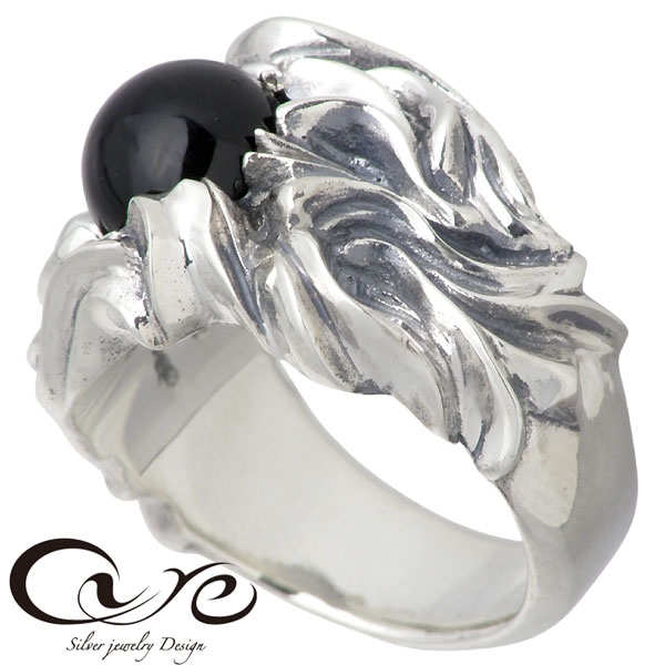 cure (キュア) クラウド シルバー リング オニキス 指輪 9～23号を販売