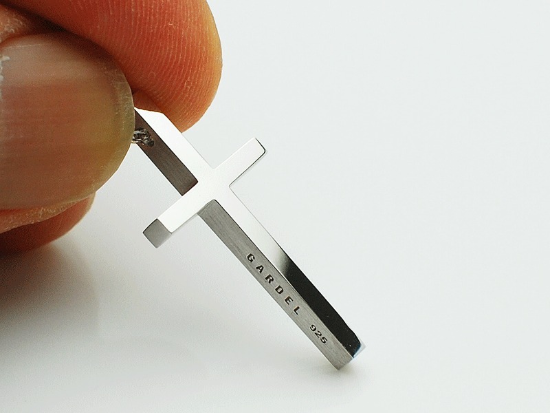 TWO ME CROSS NECKLACE/GARDEL（ガーデル） - DEFI - シルバー