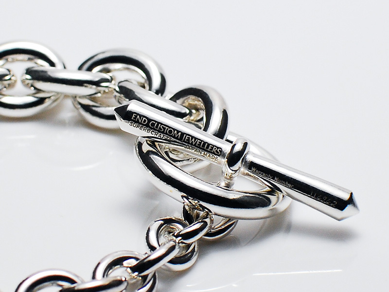 The gradient standard bracelet/END（エンド） - DEFI - シルバー
