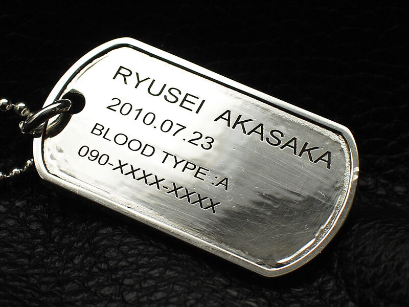 シルバー925ドッグタグ God loves you/DEFi MEANINGFUL CUSTOM JEWELRY