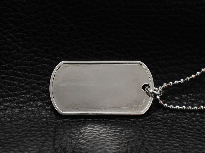 シルバー925ドッグタグ Plain Type/DEFi MEANINGFUL CUSTOM JEWELRY