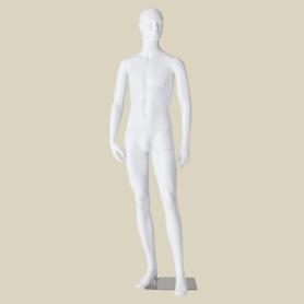 ABS製 紳士全身腰受けリアルマネキン 可動腕