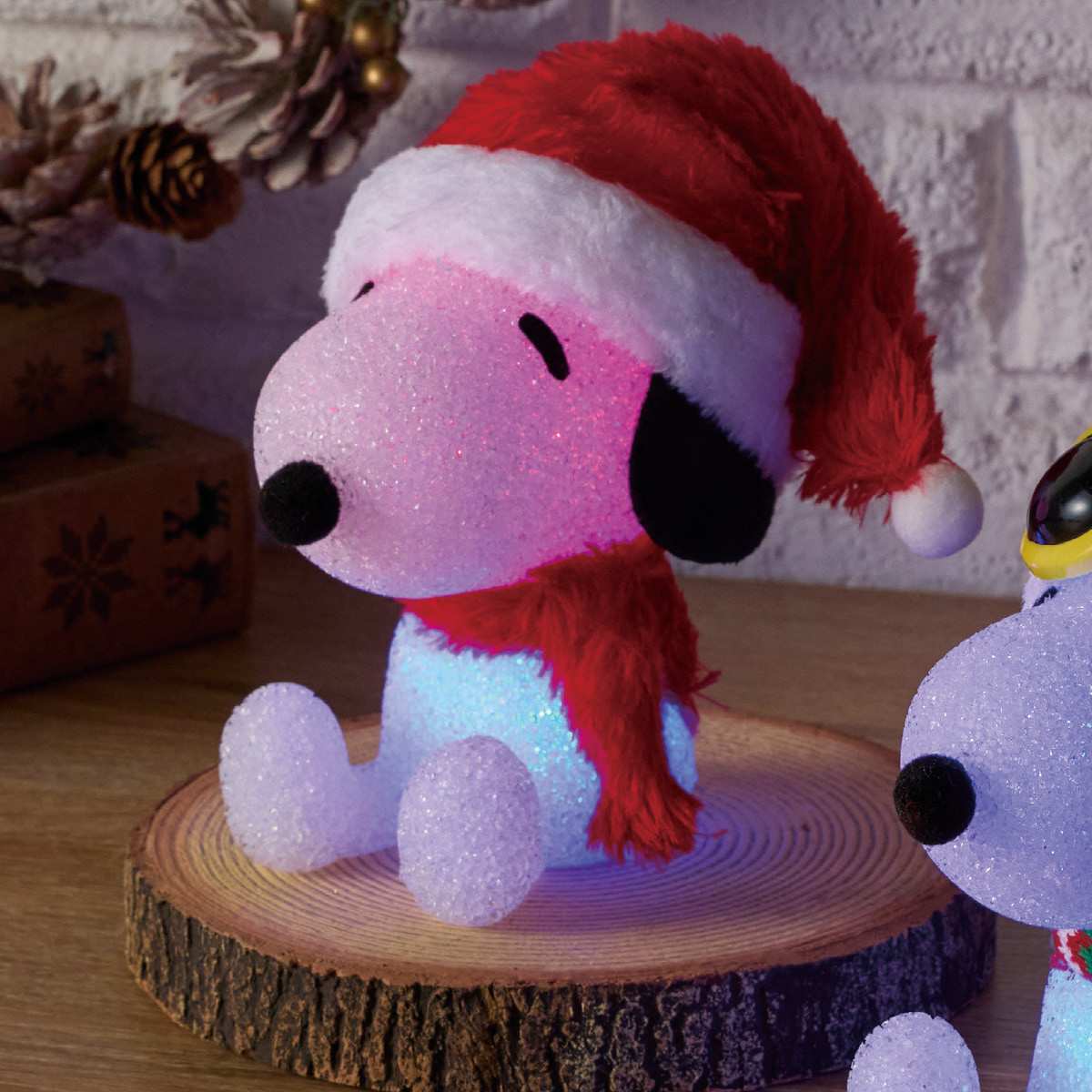 クリスマスライト スヌーピー ファーレッド