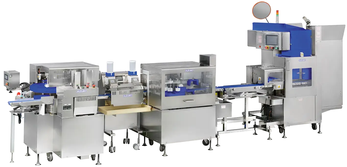 シートおむすび製造ライン ESS-AMB｜鈴茂器工