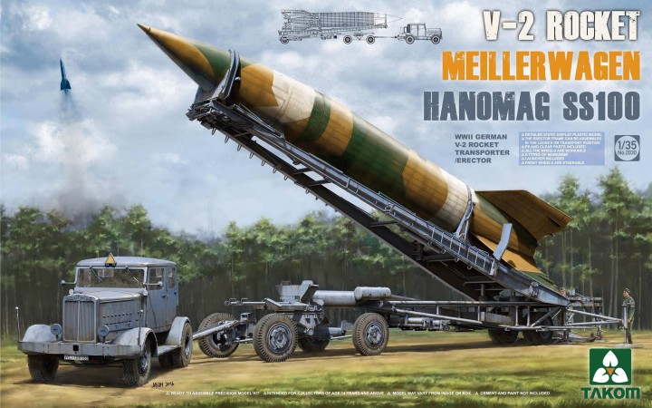 V-2 Rocket Transporter + Hanomag Takom 2030