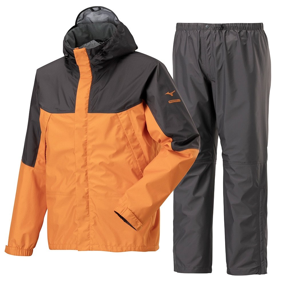 ミズノ（MIZUNO）（メンズ）レインスーツ 上下セット 防水透湿 撥水