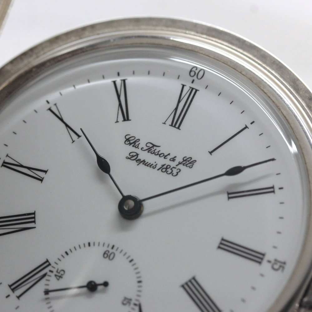 絶版モデルのティソ（TISSOT）/銀無垢懐中時計/tissot-1042 – 正美堂時計店