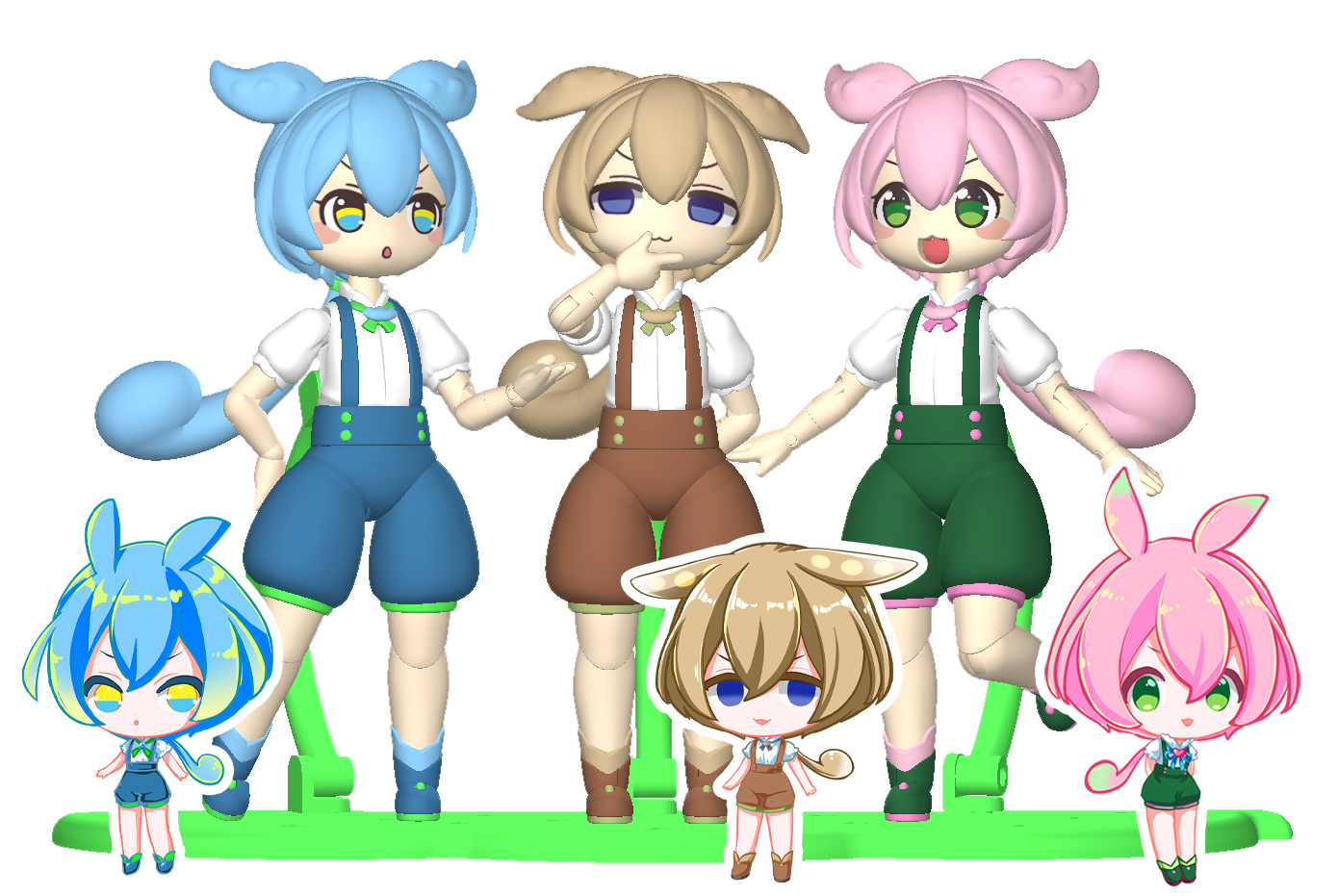 プラフィア もちモンたち