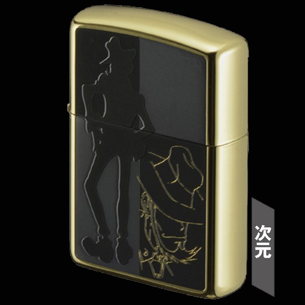 ルパン三世ZIPPOライター「トリプルシルエット」(サテーナ,ジッポー