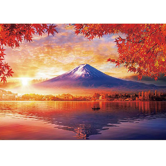 ジグソーパズル 3000ピース（ ジグソー日本の風景 秋霧立つ富士と湖畔