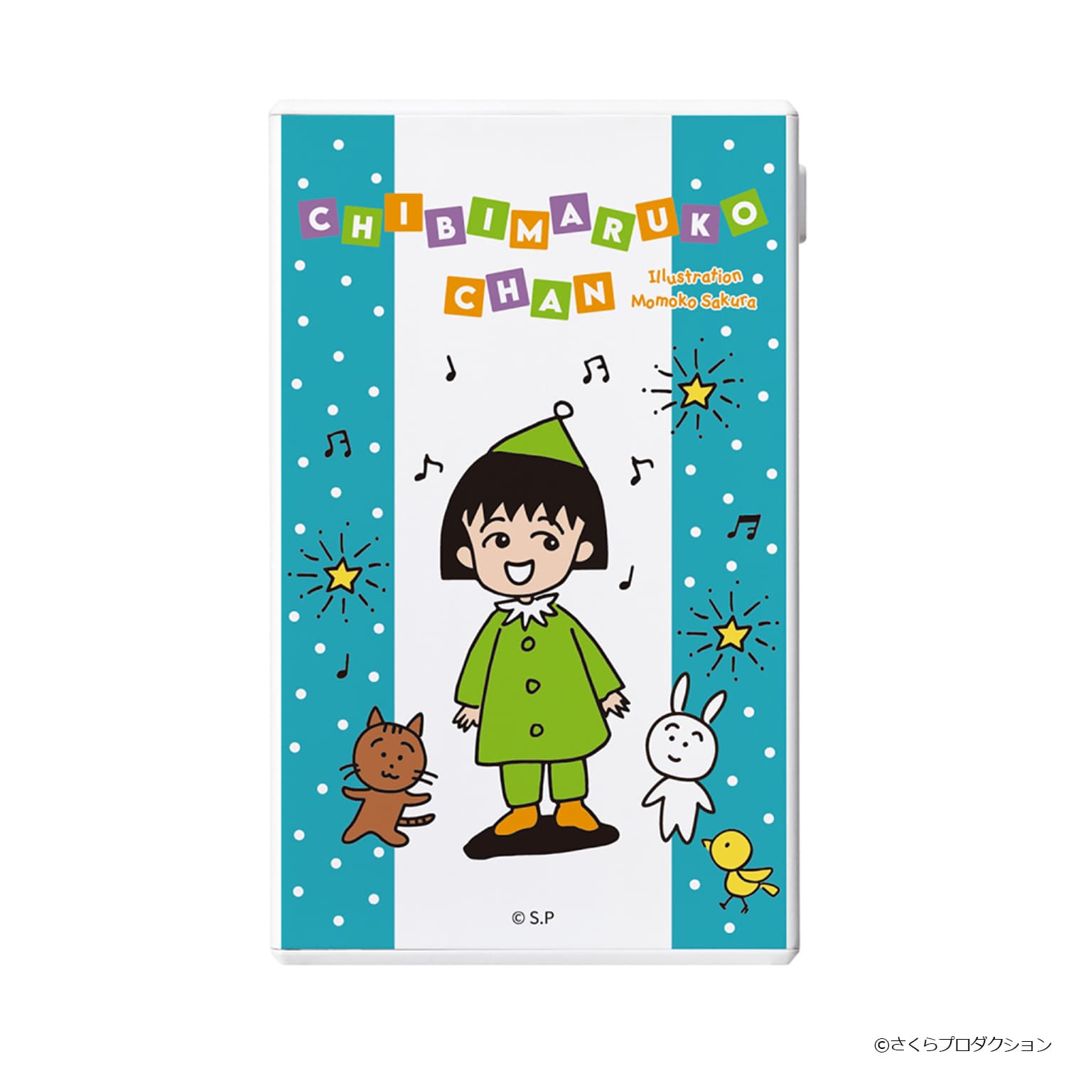 ちびまる子ちゃん 5,000mAh モバイルバッテリー [まる子 水玉]｜株式