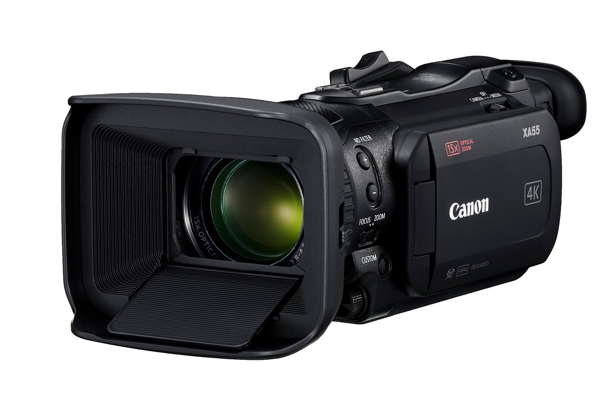 キヤノン、4K撮影に対応した業務用ビデオカメラエントリーモデル「XA55