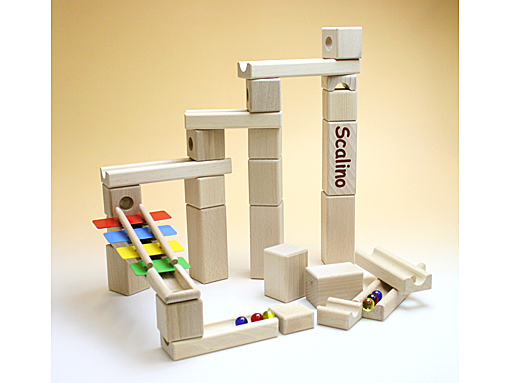 木のおもちゃ カルテット / スカリーノ鉄琴セット｜スイス・スカリーノ