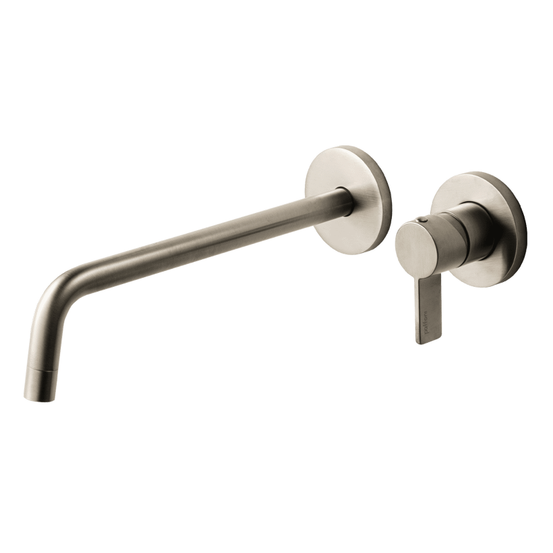 壁付けセパレート混合水栓 洗面用 ブラック L178 | KB-TP007-05-G141