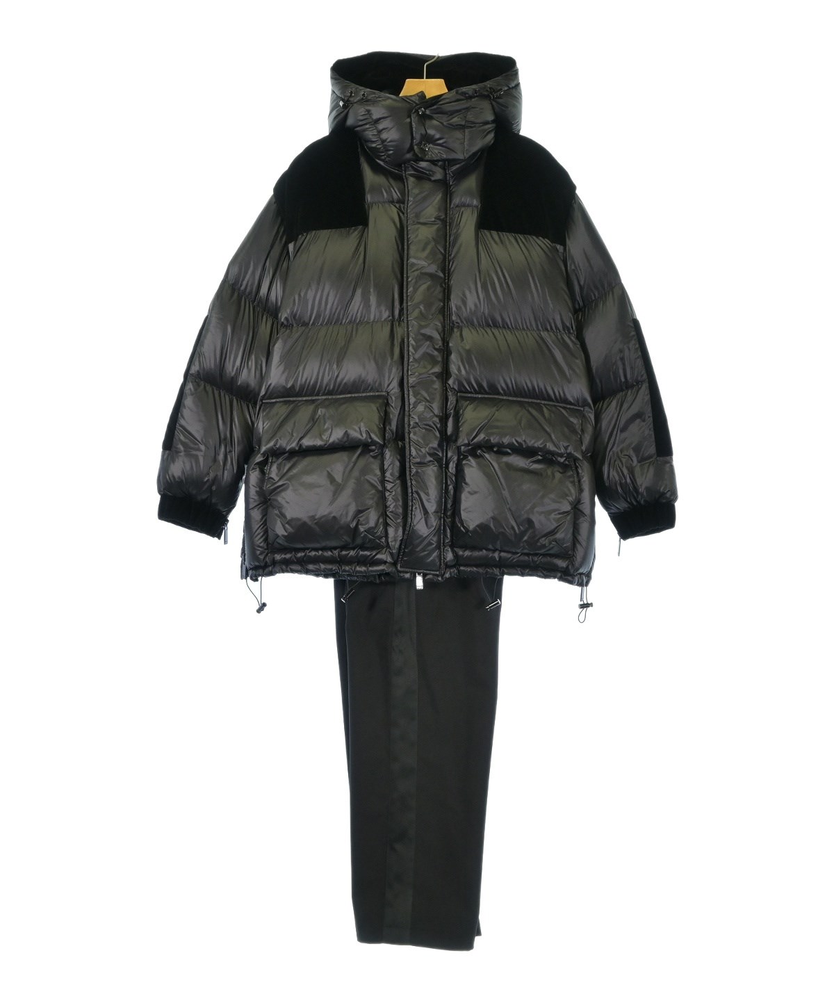 sacai（サカイ）ダウンジャケット/ダウンベスト 黒 サイズ:1/1/1(S位