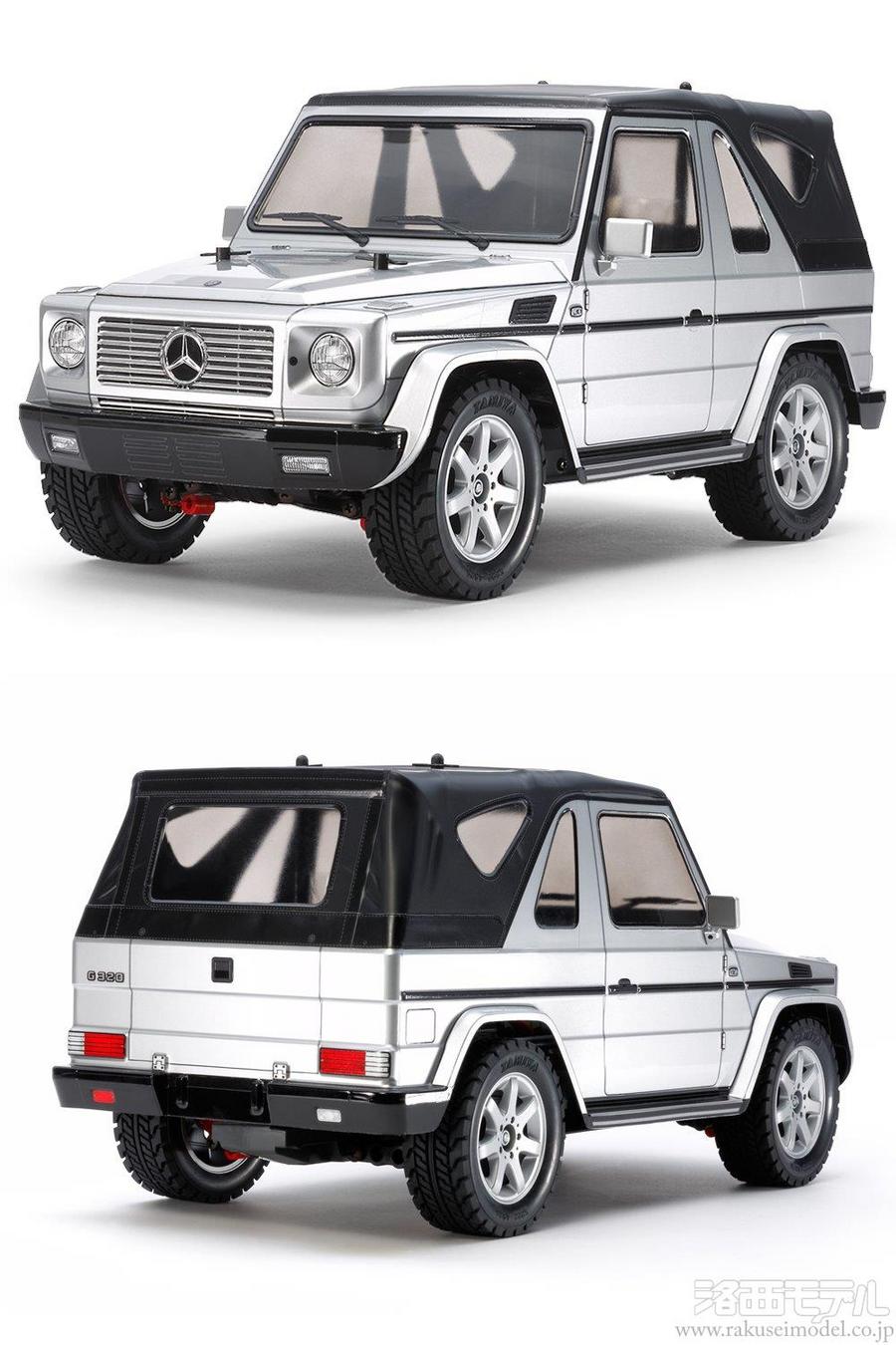 タミヤ 58635 メルセデス・ベンツG320カブリオ塗装済みシルバー(MF01X