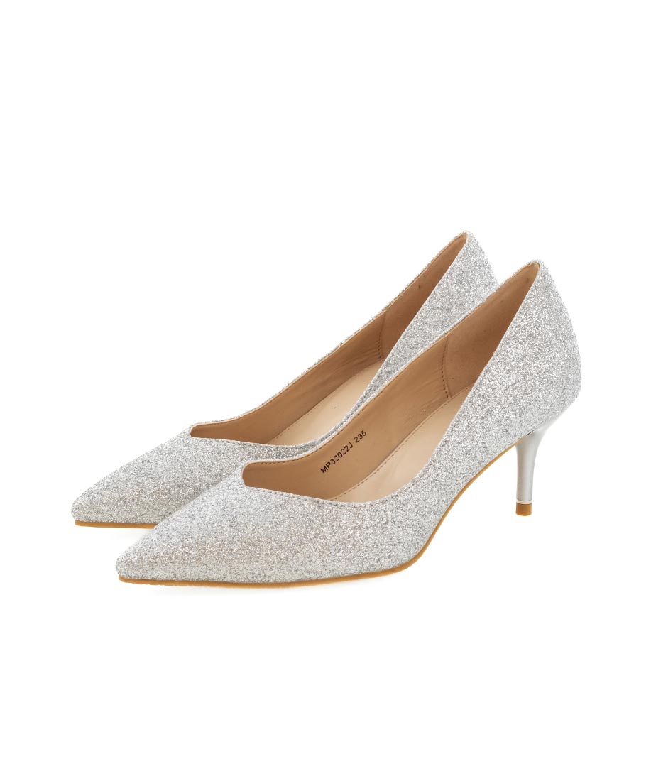 SALE】グリッターヒールパンプスRANDA公式サイト