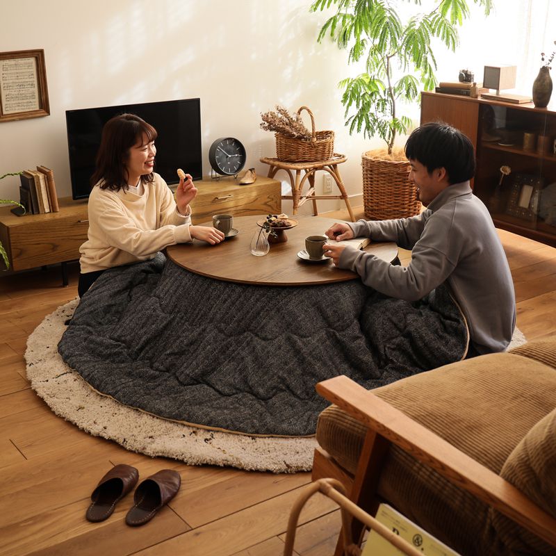 こたつテーブル FAM／BR 円形 直径90cmタイプ ｜家具・インテリア通販