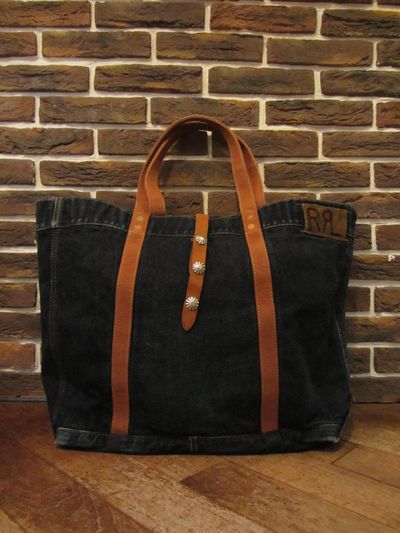 RRL等の通販サイト【RHYTHM】RRL(ダブルアールエル) DENIM TOTE BAG