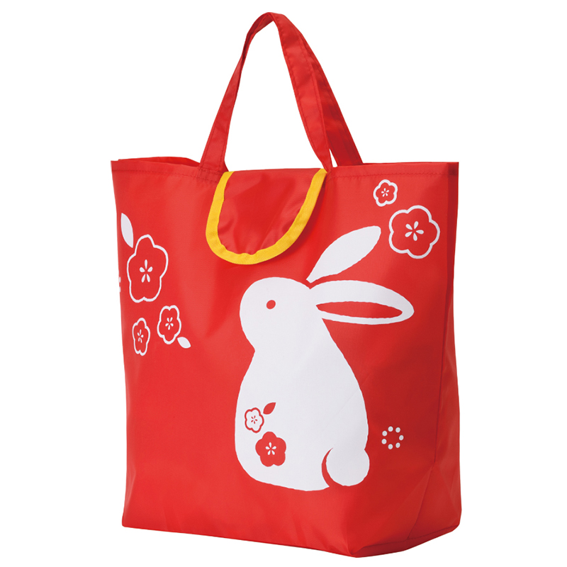 良いこといっぱいありますように 小さくたためるエコバッグ｜バッグ