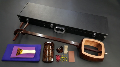 津軽三味線 紅木金細 WKT-5200K