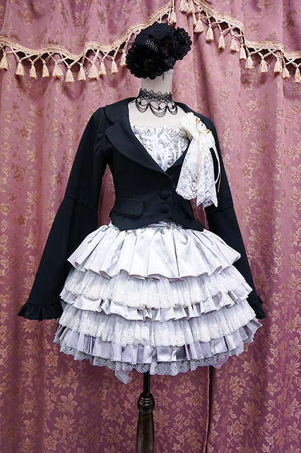 ミニコルセットワンピース シルバー｜東京ロリィタ-TOKYO LOLITA