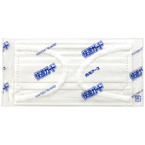 たのめーる】白元アース 快適ガードマスク ふつうサイズ 個包装 1箱(60