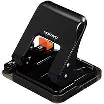 たのめーる】コクヨ 2穴パンチ ラクアケ 37枚穿孔 黒 PN-G37D 1台の通販