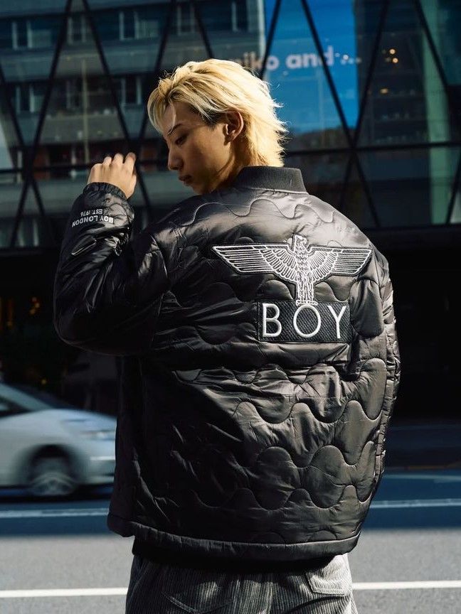 BOY LONDON - EAGLE EMBROIDERY PATCH QILT SHORT BLOUSON / ショート