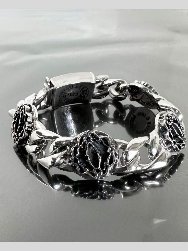 GODSIZE - 《受注生産》CHAIN BRACELET [SPIRAL] / スパイラルチェーン