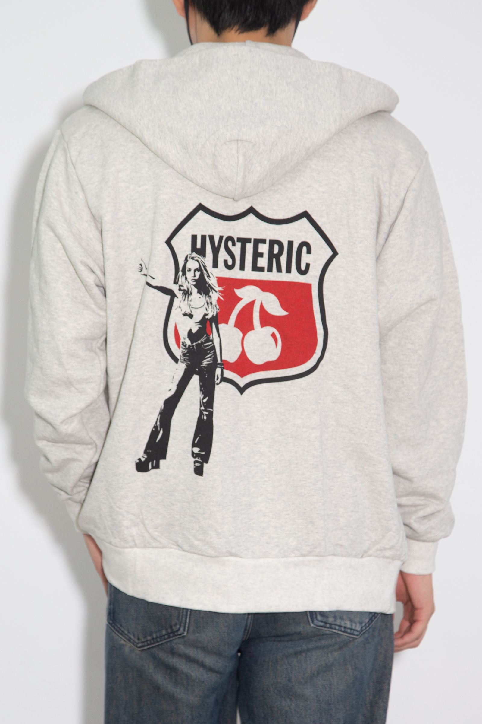 HYSTERIC GLAMOUR - HYSTERIC CHERRY パーカー / トップグレー | Tempt