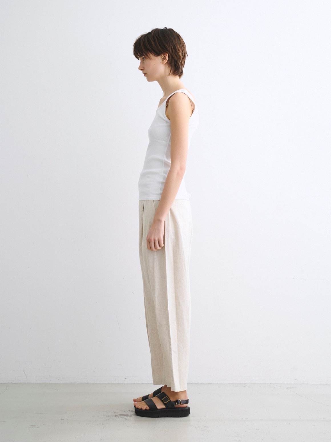 Cotton rib 2×1 tank｜スリードッツ オフィシャルオンラインショップ