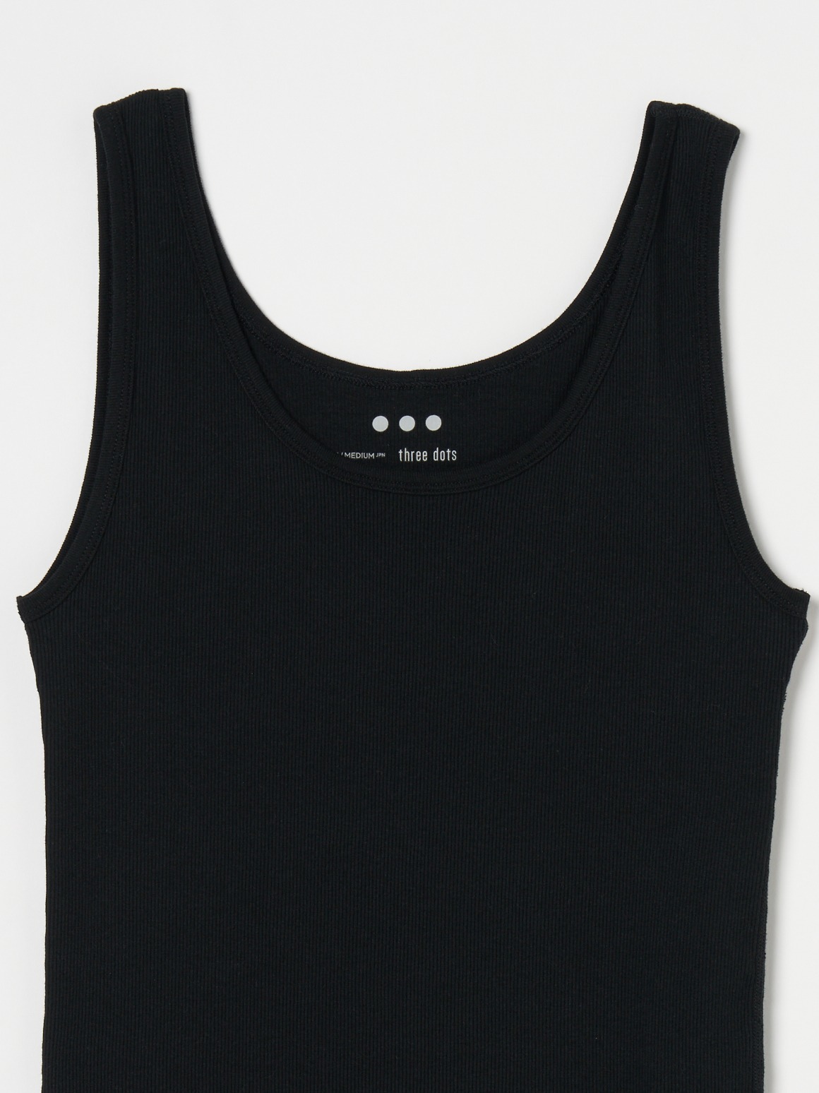 Cotton rib 2×1 tank｜スリードッツ オフィシャルオンラインショップ