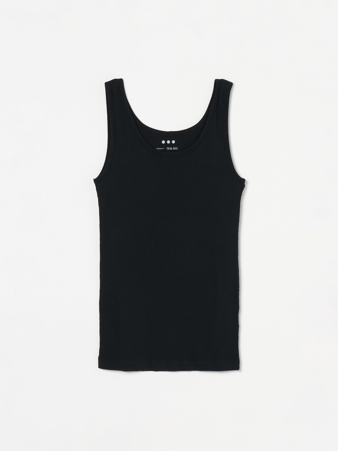 Cotton rib 2×1 tank｜スリードッツ オフィシャルオンラインショップ