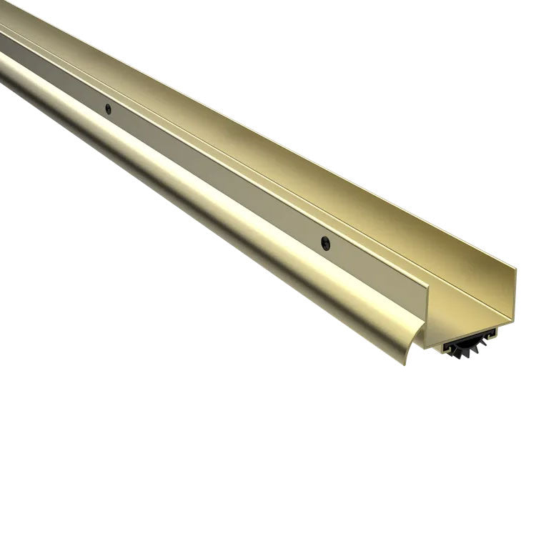 Pemko 216_V U-Shaped Door Shoe with Rain Drip and Eco-V Vinyl Insert