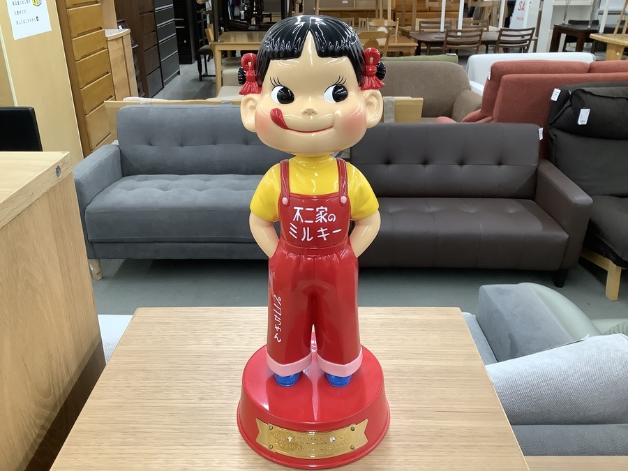 100周年 創業祭 記念品。卓上首振りﾍﾟｺちゃん人形 復刻版 買取致しまし