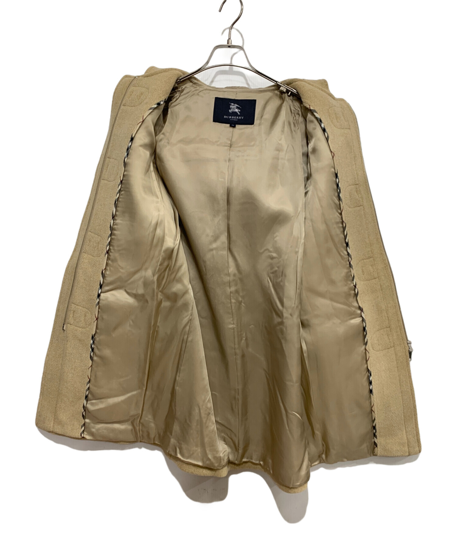 中古・古着通販】BURBERRY (バーバリー) ロングダッフルコート カーキ