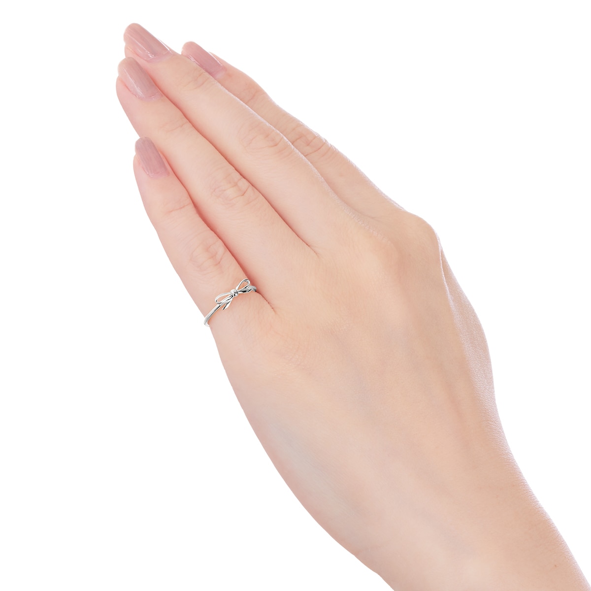 K10ホワイトゴールドリング（ピンキーリング）(RFR787-001)|TSUTSUMI