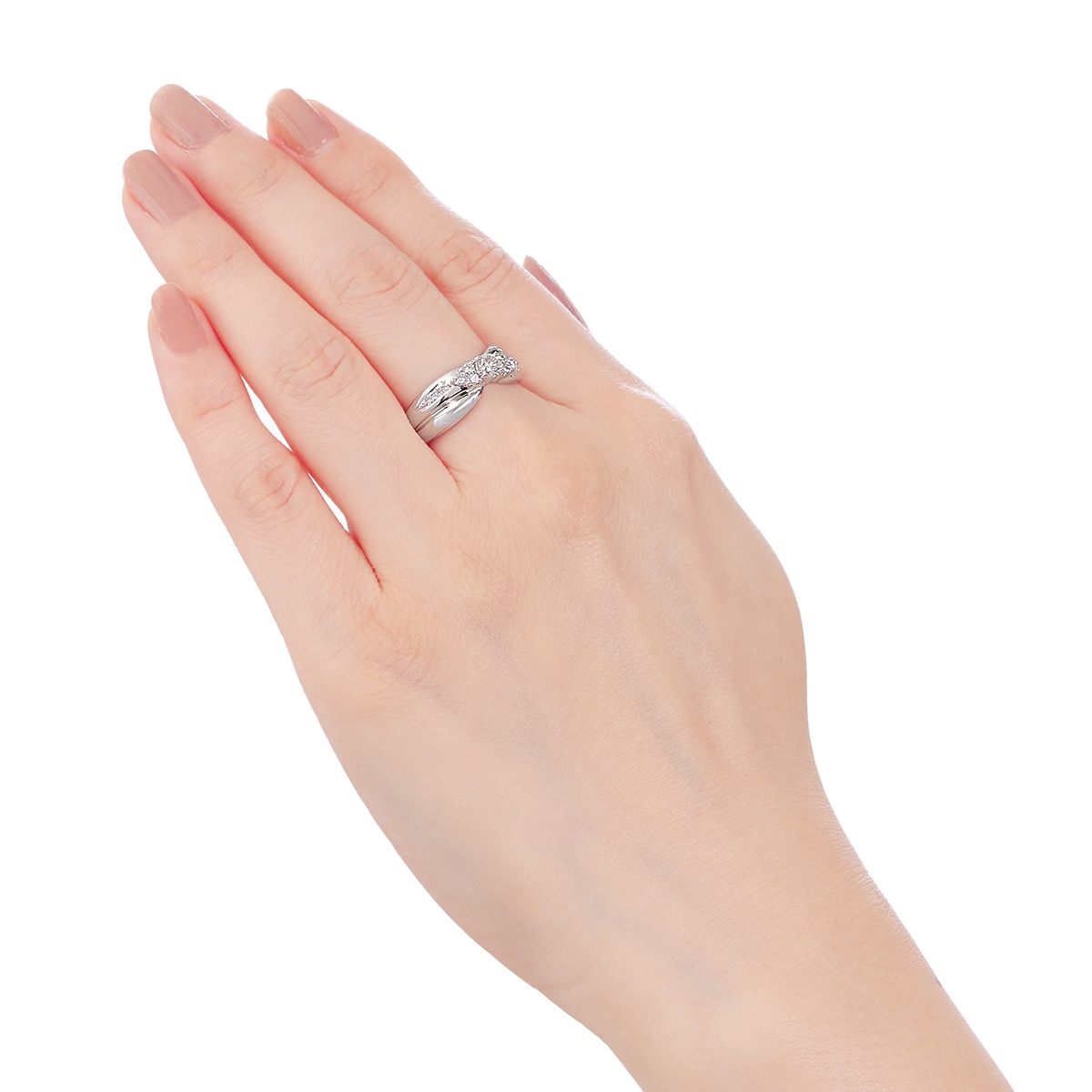 プラチナ鑑定書付ダイヤモンドリング（0.23カラット）(RKR345