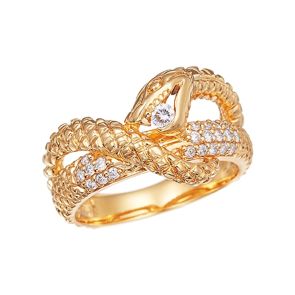 K18イエローゴールドダイヤモンドリング(LFR518)|TSUTSUMI（ジュエリー