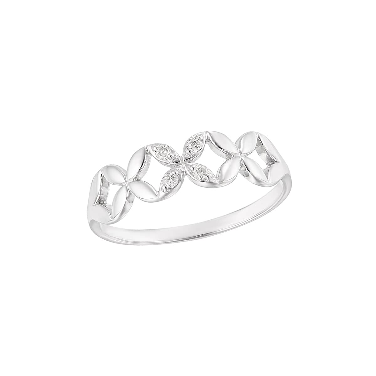 K10ピンクゴールドダイヤモンドリング（ピンキーリング）(RFR143-001