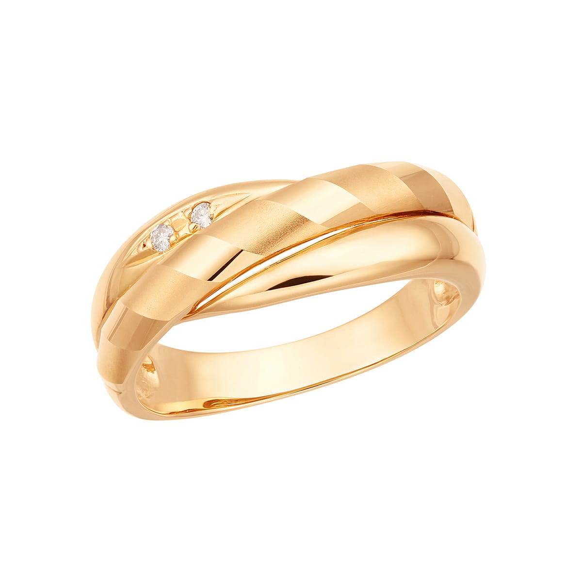 K18イエローゴールドダイヤモンドリング(RFR451-002)|TSUTSUMI