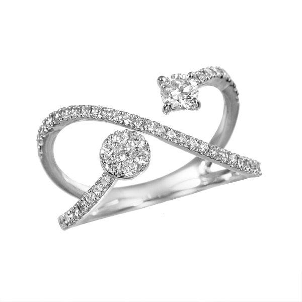 プラチナ鑑定書付ダイヤモンドリング（0.3カラット）(RKR357)|TSUTSUMI