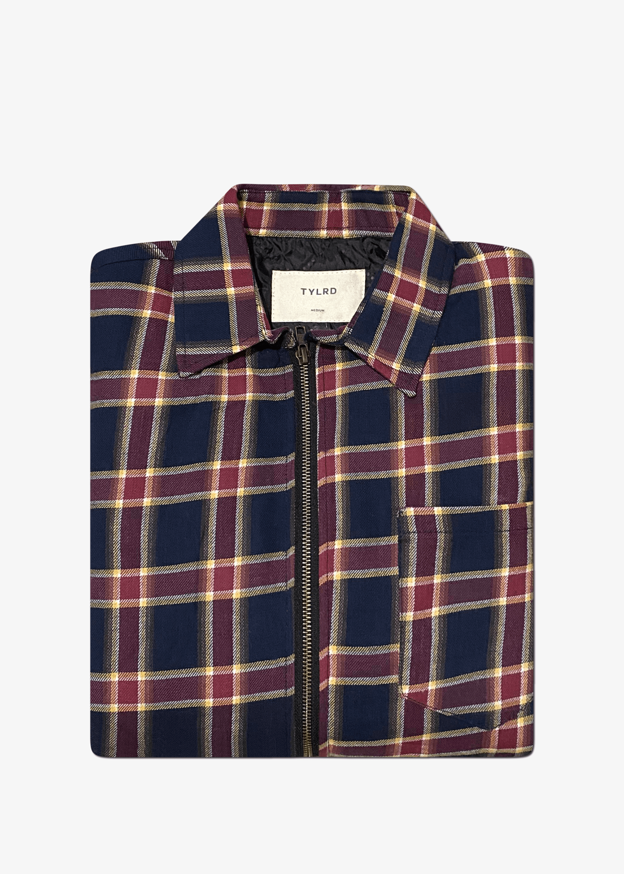 TY03 / Plaid Zip Shirt - TYLRD