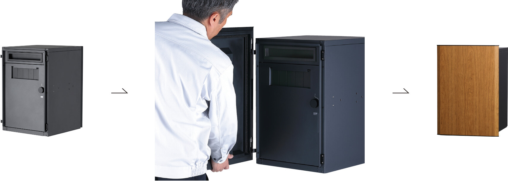 スマートキー搭載宅配ボックス「ヴィコスマートDB」｜ユニソン