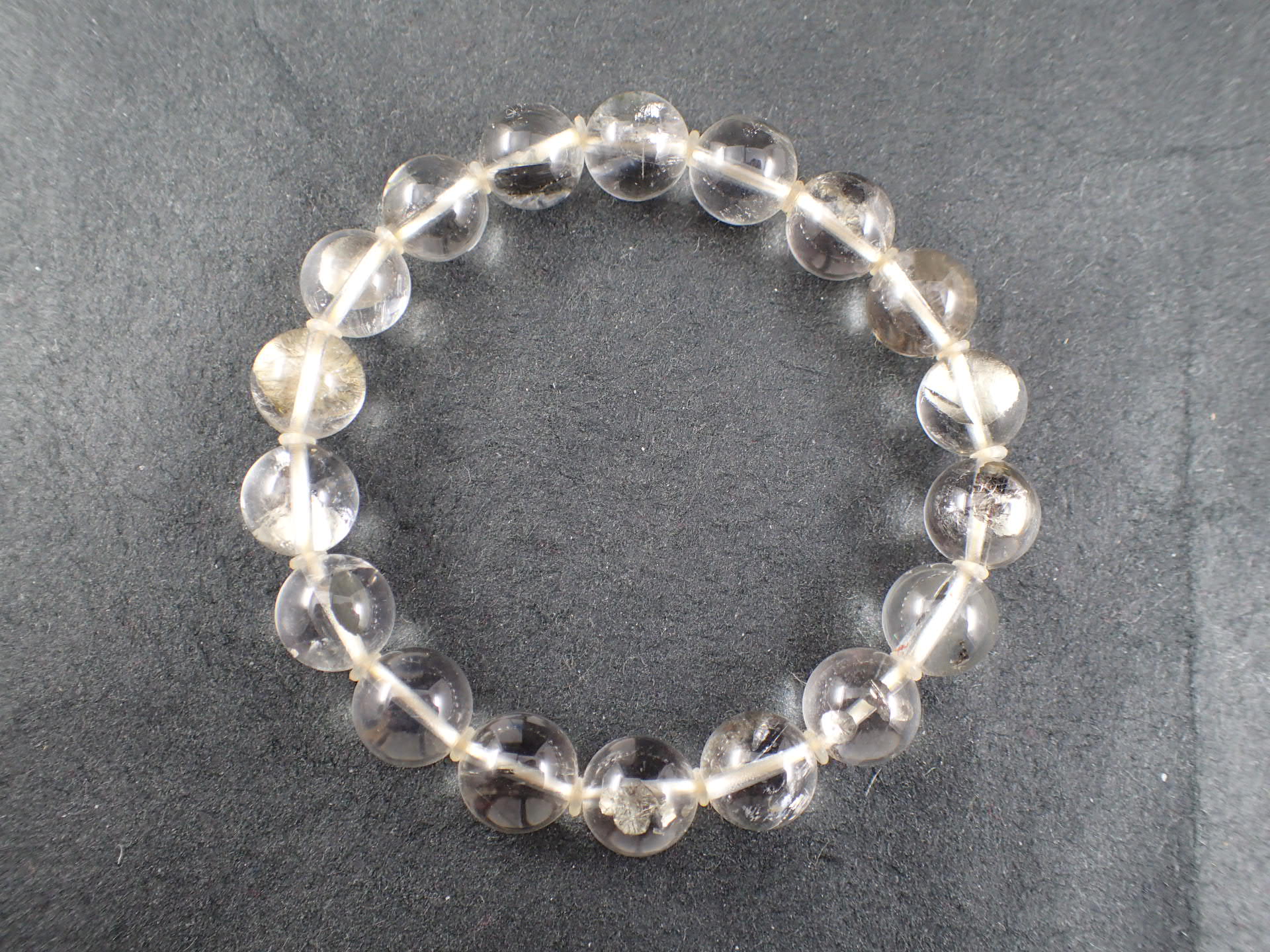 最高品質パイライトインクォーツ ブレスレット ブラジル産 ｜石の販売