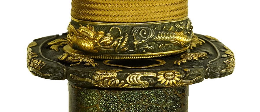 脇指】 井上真改 / (菊紋) 寛文十三年八月日（特別保存刀剣）<span