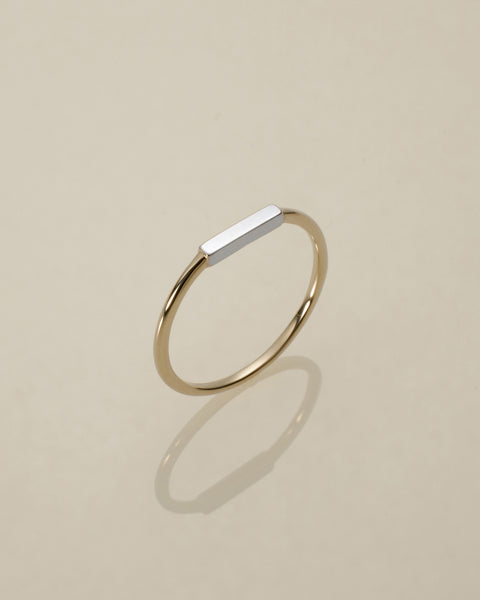 K10 レクタングル スキンリング コンビカラー | XOZ 10金リング – XOZ