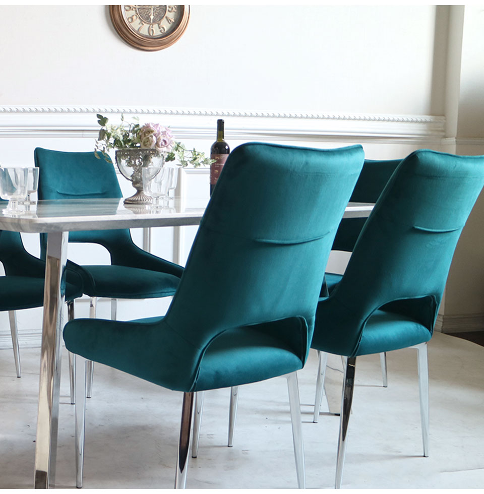 ネオエレガンス ダイニングチェア ダークブルー｜おしゃれ家具通販