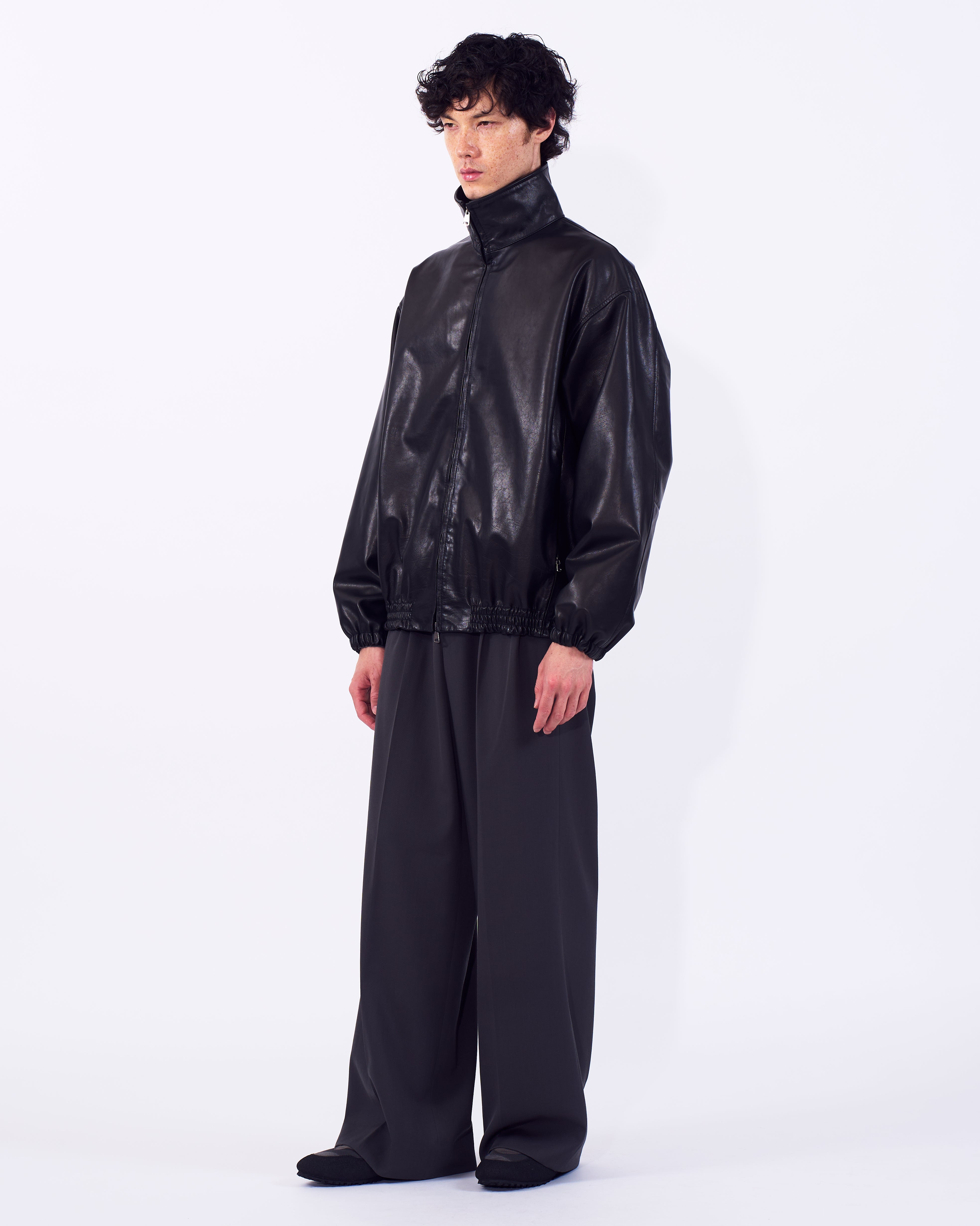 Carf Leather Truck Jacket | YOKE Official Website